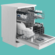 LAVASTOVIGLIE BEKO BDFN15D431W aperta